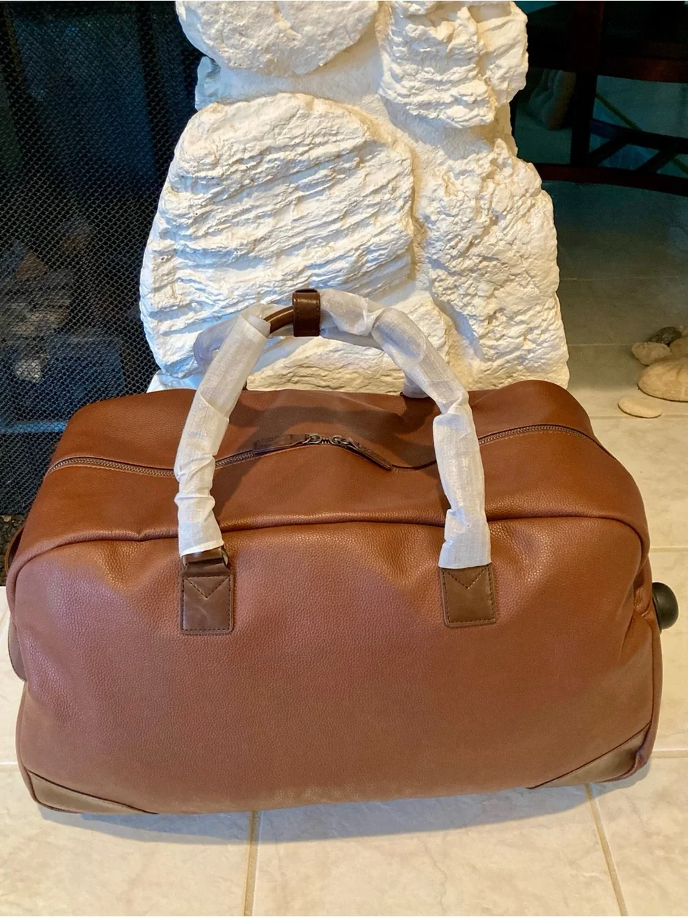 NWOT Davidson rolling duffel bag by “Brouk” and Co.